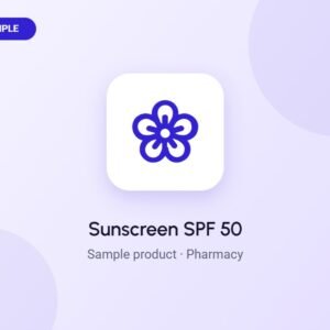 Sunscreen SPF 50 (Sample)