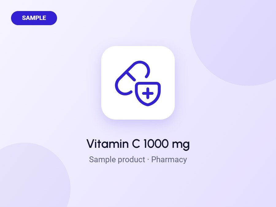 Vitamin C 1000 mg (Sample)