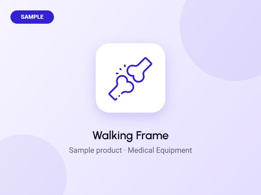 Walking Frame (Sample)